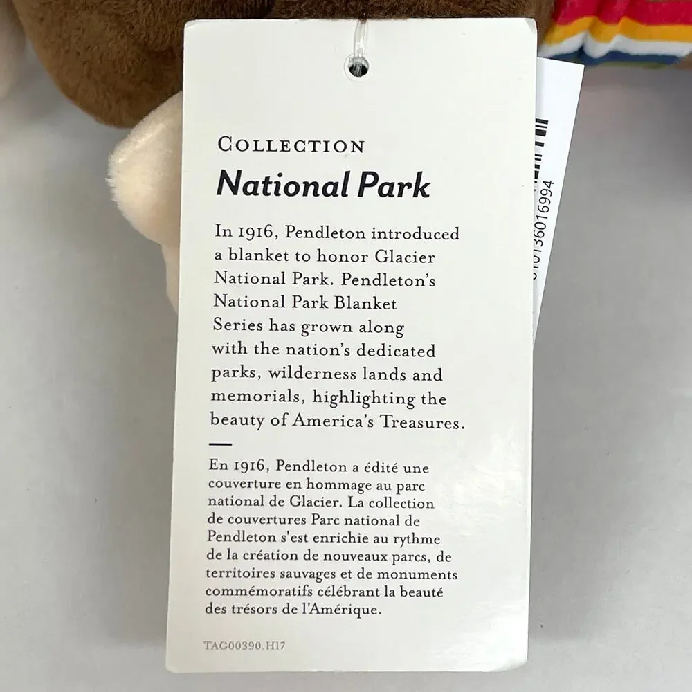 Pendleton Plush Moose Dog Squeaker Toy New $18 National Park Collection 10
